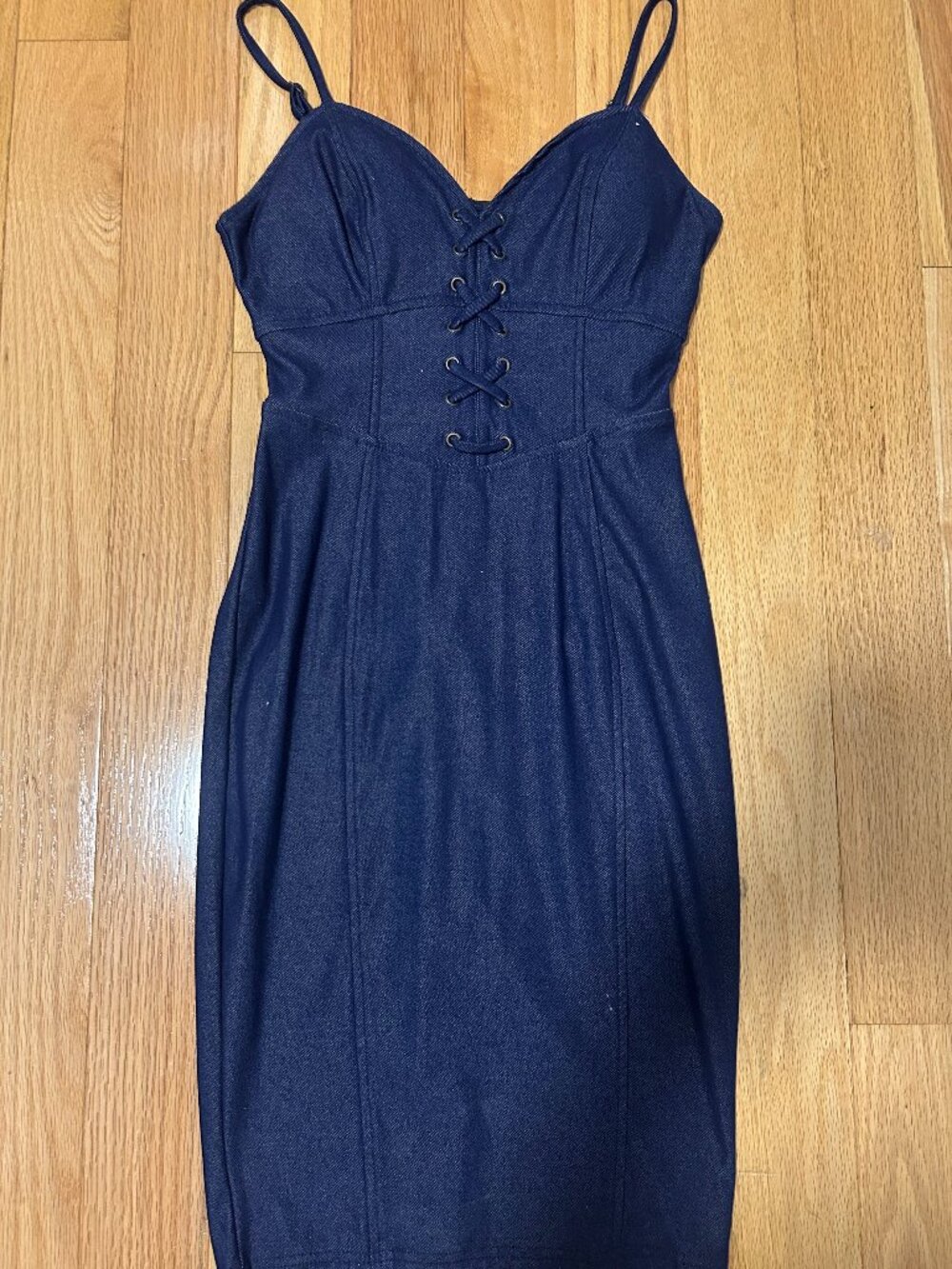 Blue Jean Dress in Small
